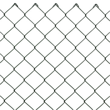 Maschendrahtzaun Komplettset, grün, 1,50 m hoch, 100 m lang, 50x50 Maschung