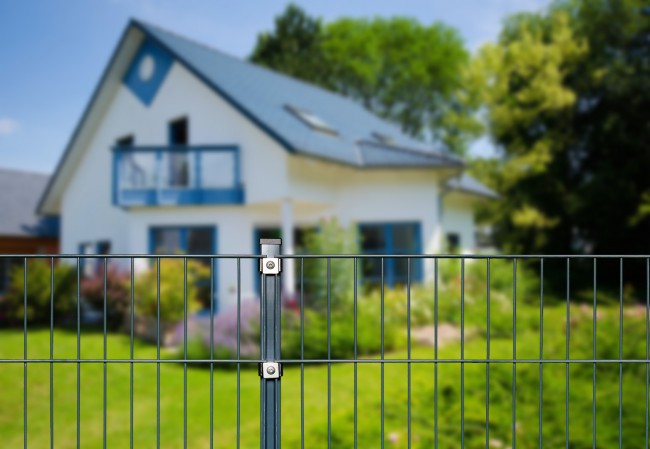  Doppelstabmattenzaun Komplettset, anthrazit, 1,03 m hoch, 60