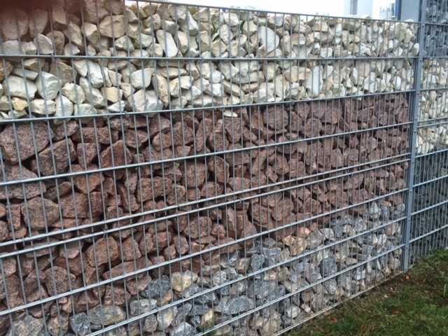 Zaunshop Gabionenzaun Erweiterung Farbe Verzinkt 20 Cm Tiefe 1 8 M Hohe 2 5 M Lange Mit Pfosten 4 Doppelstabmatten Und Zubehor