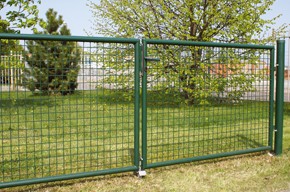| Zaunshop Gartentor, grün, 1,00m hoch - 3,00m breit ...