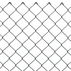 Maschendrahtzaun Komplettset, anthrazit, 1,00 m hoch, 90 m lang, EXTRA STABIL