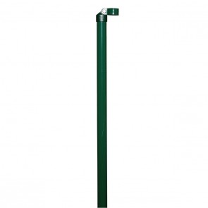2 x Zaunstrebe, Länge 1,20 m, grün, für 34mm Pfosten, für Maschendrahtzaun-Höhe 0,80 m